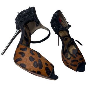 SAM EDELMAN Scarlett Real Fur High Stiletto Heels